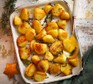 Best ever roast potatoes in a roasting tin