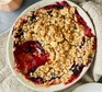 An apple and blackberry crumble