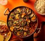 Lamb, aubergine & halloumi hotpot with couscous