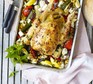 Roast chicken with peppers & feta