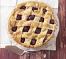 Blackberry and apple pie with a lattice pastry topping