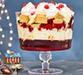 Retro trifle in dessert glass