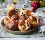 Sage & onion Yorkshire puddings served in a dish