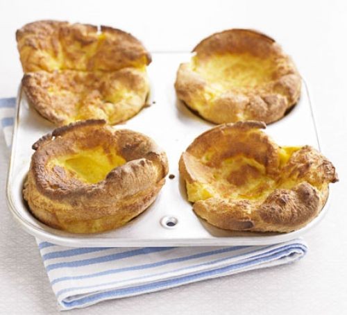 Four Yorkshire puddings